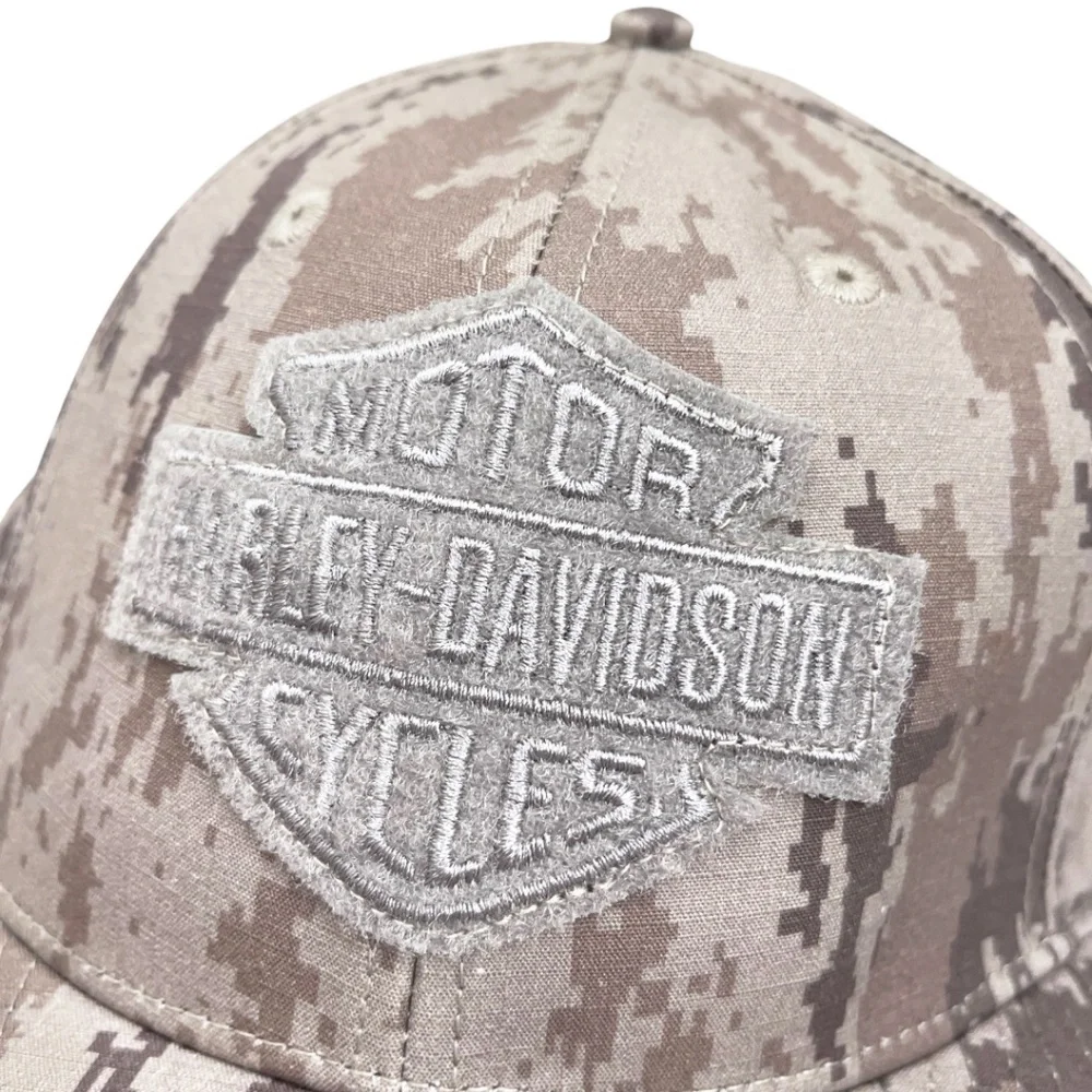 NWT Harley-Davidson® Modern Camo Stretch Fit Cap Large